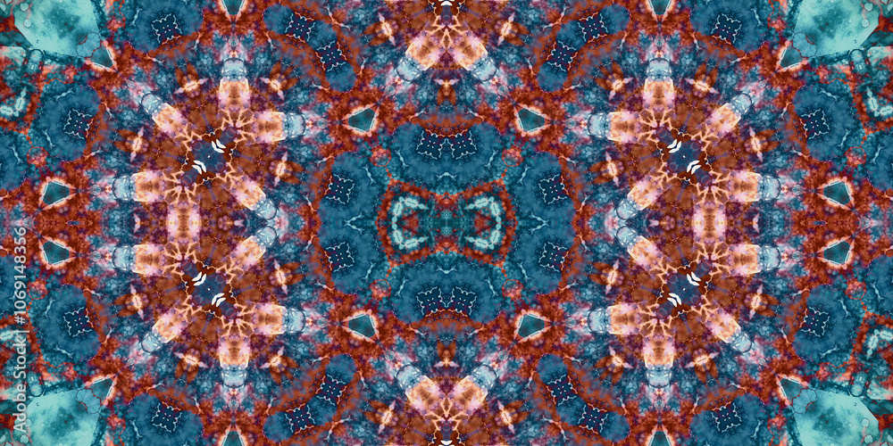 Seamless abstract pattern. The texture of the pattern is symmetrical. Endless pattern Seamless abstract pattern. The texture of the pattern is symmetrical. Endless pattern