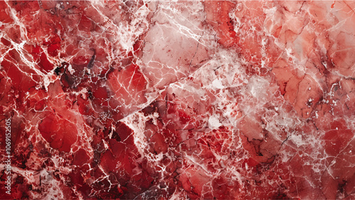 luxury red breccia marble stone showing beautiful mineral veins for interior decoration. natural breccia marble tiles for wall and floor finishing, Emperador premium glossy slab stone, close up view