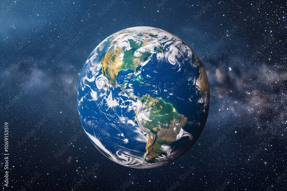 Obraz premium planet earth in outer space