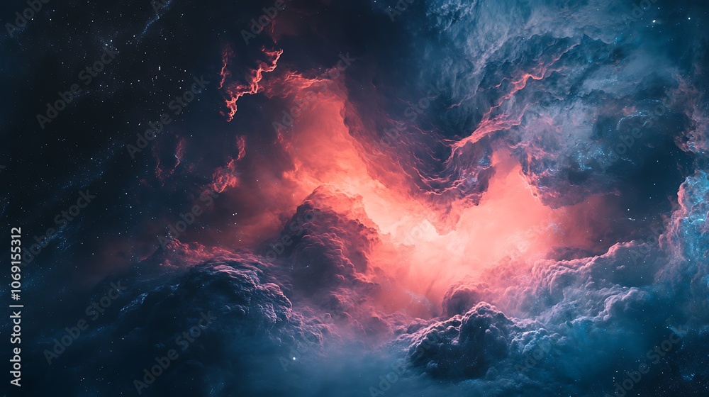 High resolution digital art capturing a realistic galaxy image High resolution digital art capturing a realistic galaxy image