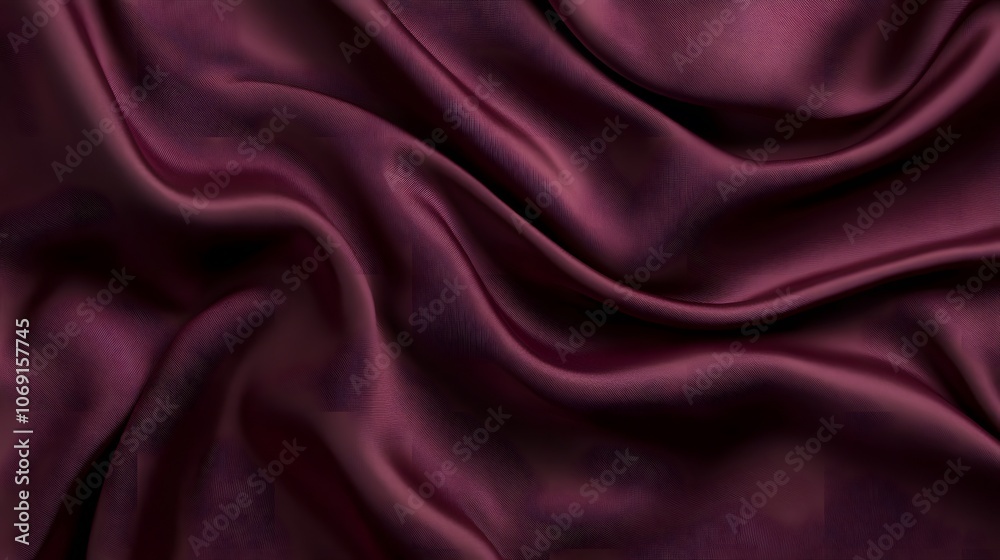 A sumptuous burgundy silk texture that exudes elegance and luxury, ideal for fashion, beauty, and romantic design concepts A sumptuous burgundy silk texture that exudes elegance and luxury, ideal for fashion, beauty, and romantic design concepts