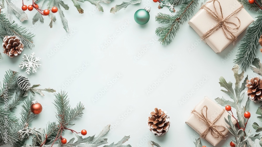Festive Christmas Banner Template for Creative Projects Festive Christmas Banner Template for Creative Projects