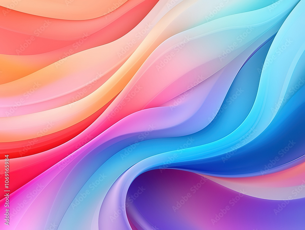 Vibrant Abstract Color Waves Background Vibrant Abstract Color Waves Background
