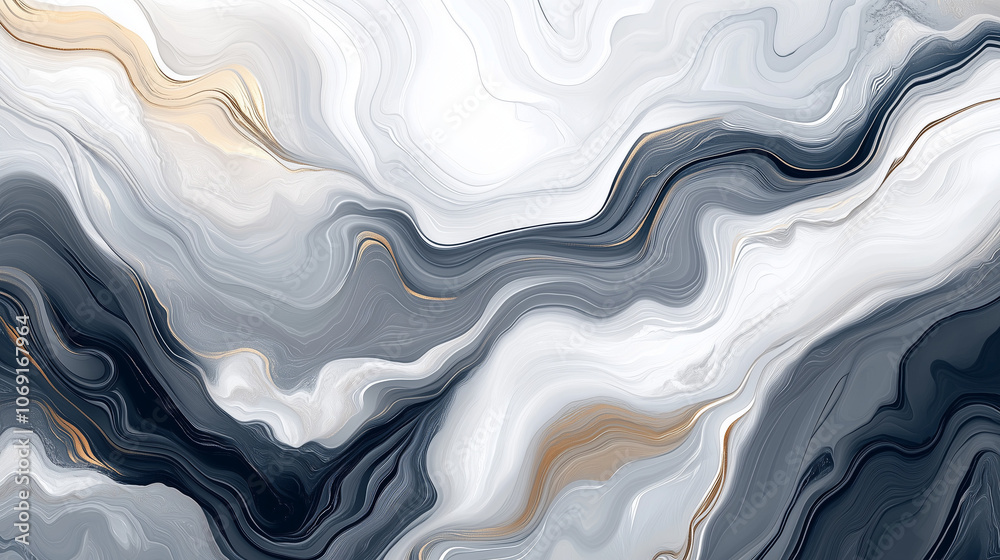 Abstract marble texture background with flowing gray and gold tones Abstract marble texture background with flowing gray and gold tones