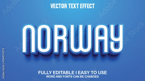 Fully Editable 3D Vector Text Effect