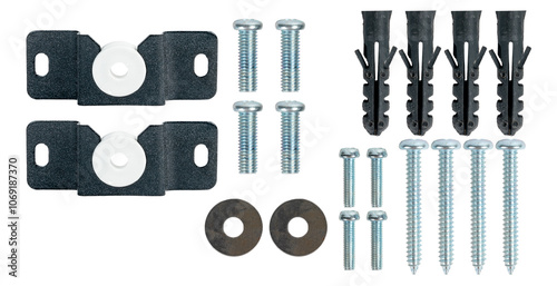 set of screwdrivers, isolated onn white
