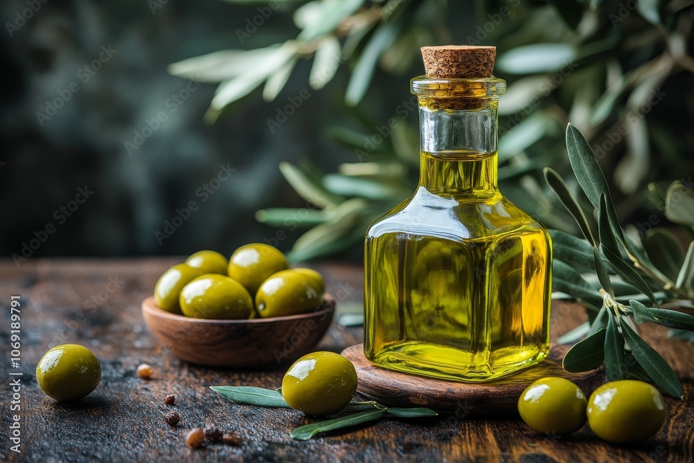 Fresh Olives and Olive Oil: A Mediterranean Delight