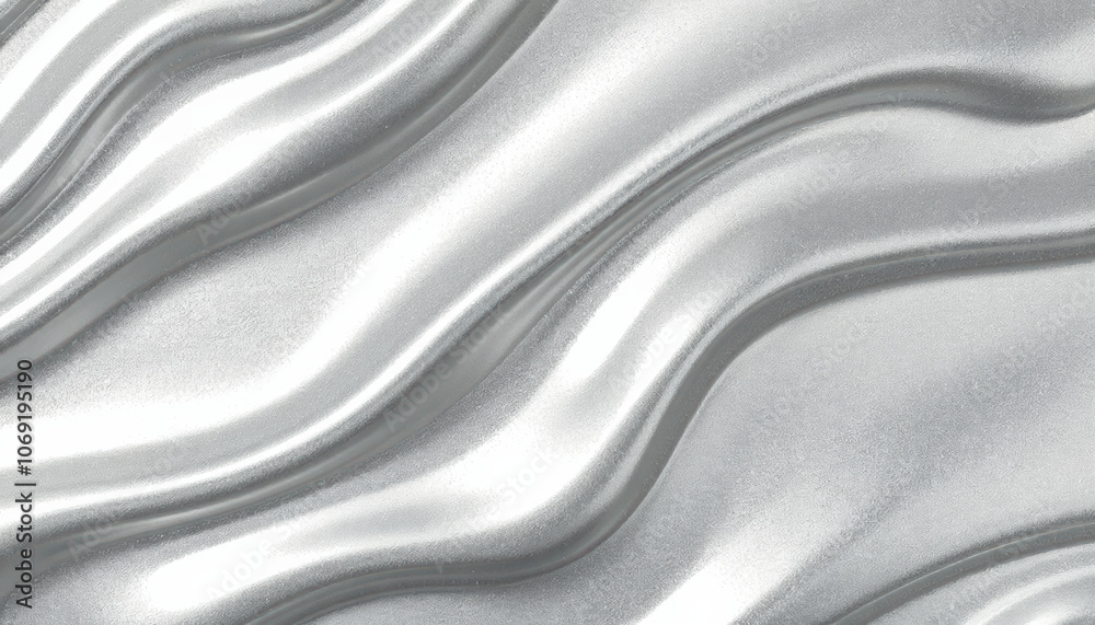 Liquid metal background with smooth, flowing waves and shiny silver texture, creating modern and sleek appearance. Ideal for various design applications Liquid metal background with smooth, flowing waves and shiny silver texture, creating modern and sleek appearance. Ideal for various design applications