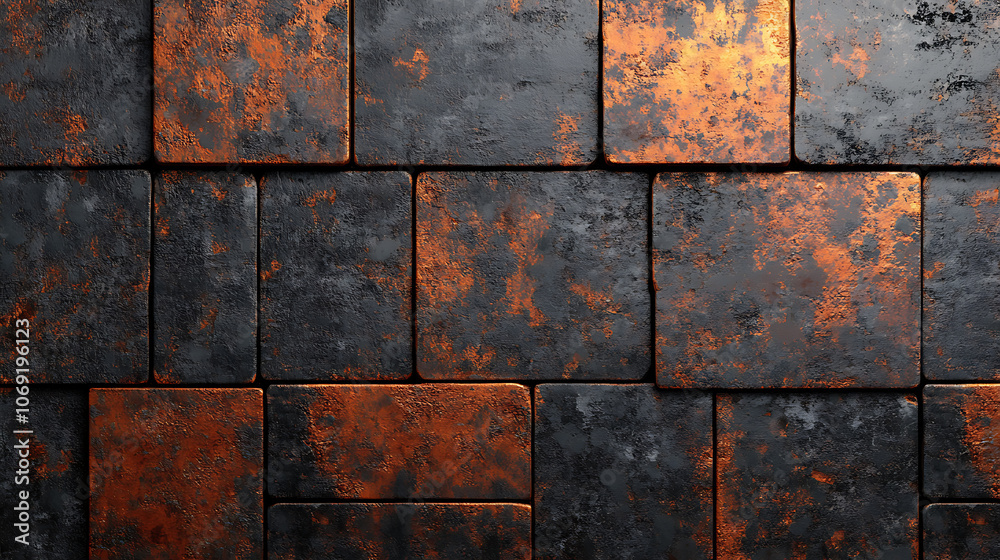 Grunge metal background, rusty steel texture