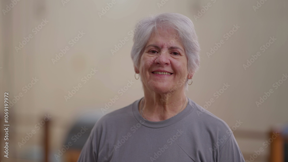 Close-Up of Joyful Caucasian Senior Woman in Her 70s Smiling and Laughing Close-Up of Joyful Caucasian Senior Woman in Her 70s Smiling and Laughing
