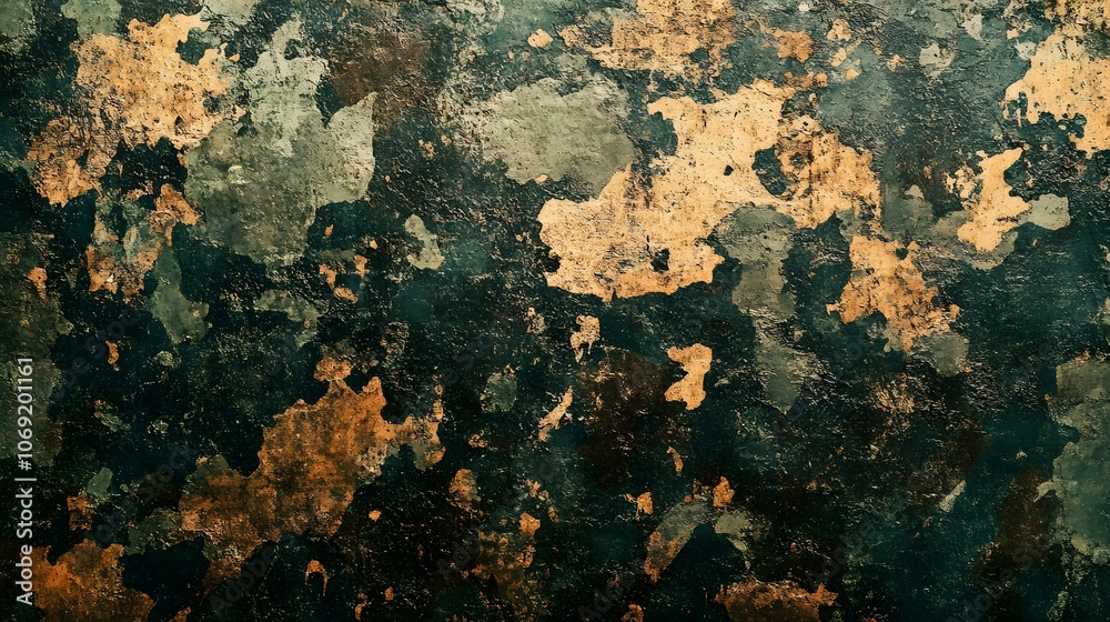 Dirty military camouflage background with a rugged, distressed texture Dirty military camouflage background with a rugged, distressed texture