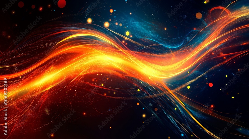 Fototapeta premium energy of fractal burst