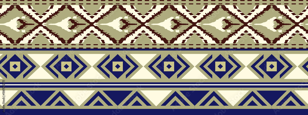 seamless beautiful wallpaper cards border design floral leaf vintage ornament Victorian geometric ethnic print paisley