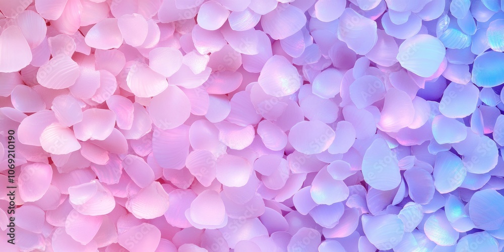 Soft pastel hues blend beautifully in an abstract pattern of crushed pearlescent shells Soft pastel hues blend beautifully in an abstract pattern of crushed pearlescent shells