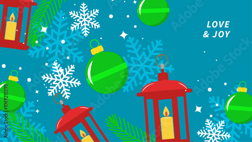 Festive Reindeer Christmas Card With Holiday Wishes. A cheerful Christmas greeting card wth christmas element. Perfect for spreading holiday joy and festive greetings