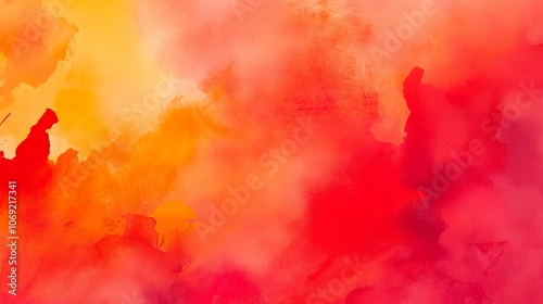 abstract background, colorful red painting.