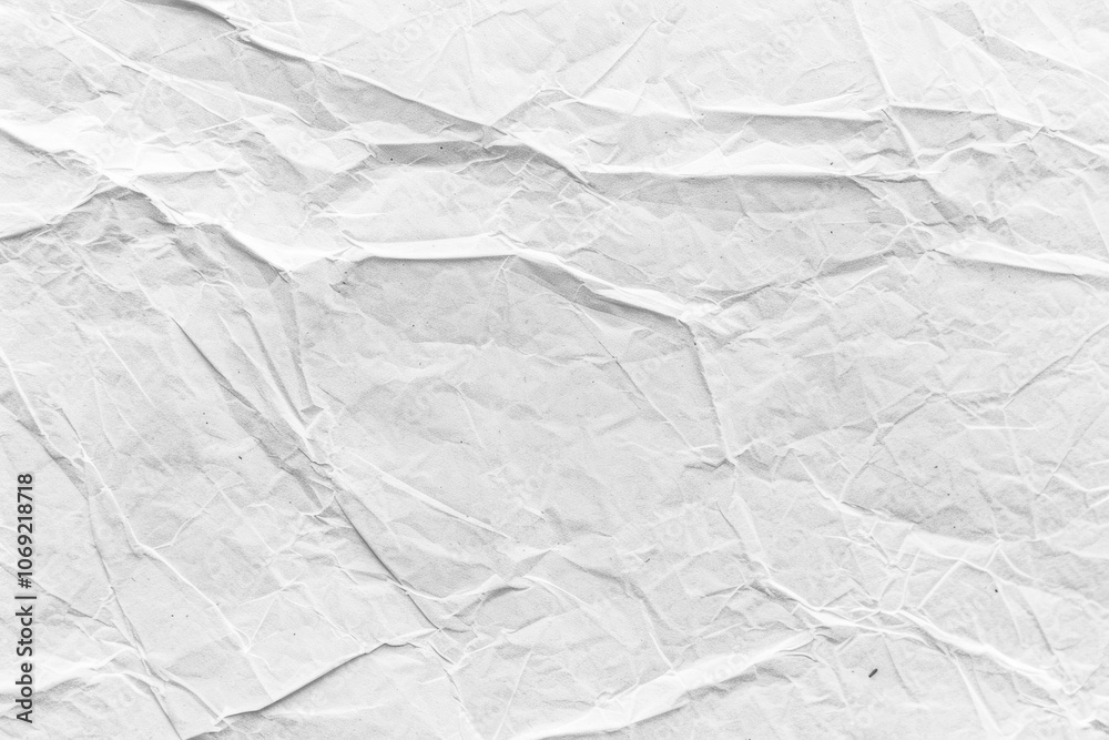Fototapeta premium PNG Light white beige paper texture background surface crumpled textured.