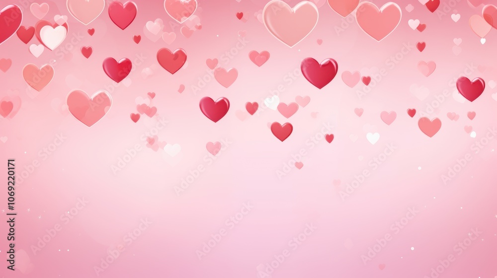 Romantic valentine's day heart background for cards or posters Romantic valentine's day heart background for cards or posters