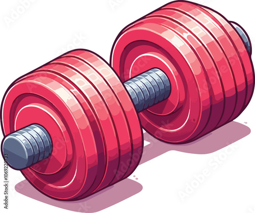 Dumble icon  for exercise, Gym dumble vector illustration