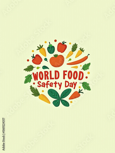 vector graphic of world food safety day good for world food safety day celebration flat design flyer designflat illustration photo