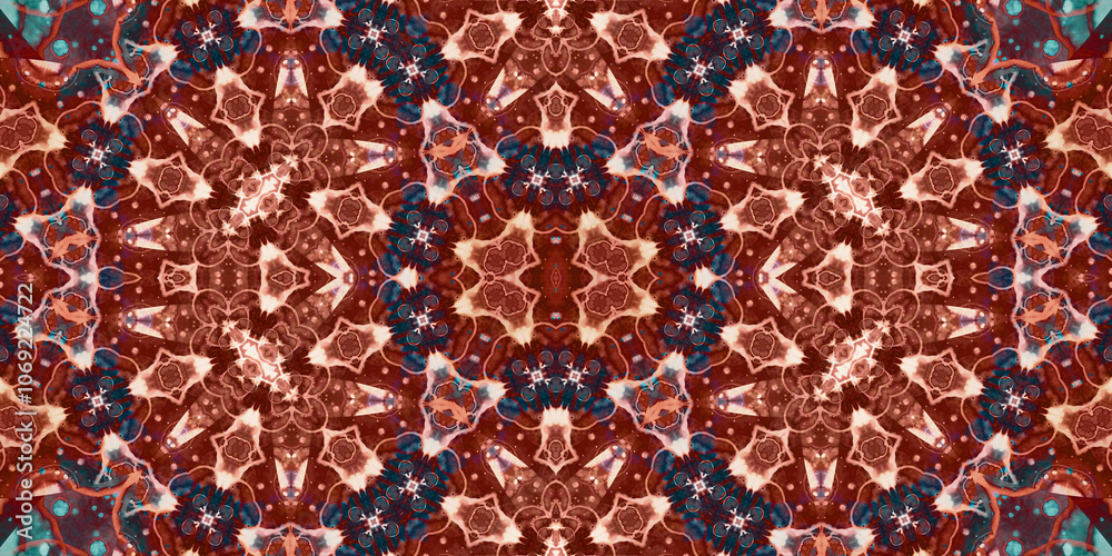 Seamless abstract pattern. The texture of the pattern is symmetrical. Endless pattern Seamless abstract pattern. The texture of the pattern is symmetrical. Endless pattern