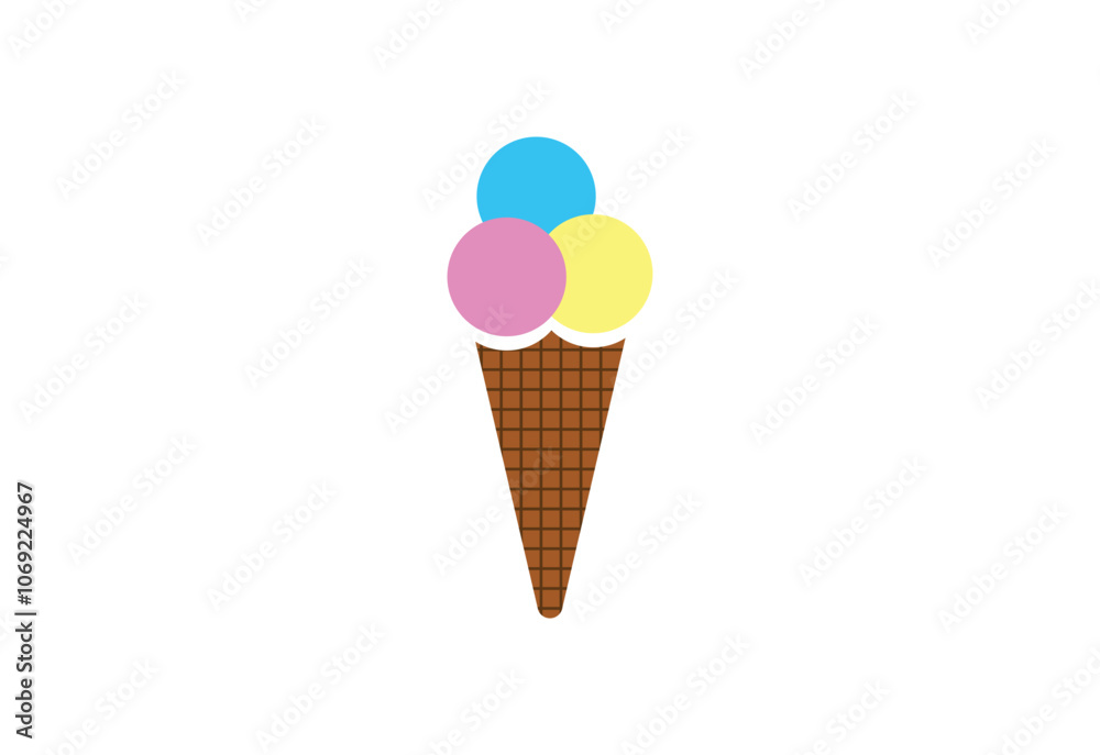 Delicious Ice Cream logo design, Food logo symbol, Vector illustration Delicious Ice Cream logo design, Food logo symbol, Vector illustration