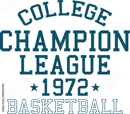 New York college vector label and print design for t-shirt Basketball graphic College Brooklyn typography Vector illustration