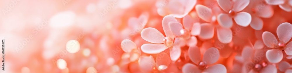 Delicate pink flowers in soft focus Delicate pink flowers in soft focus