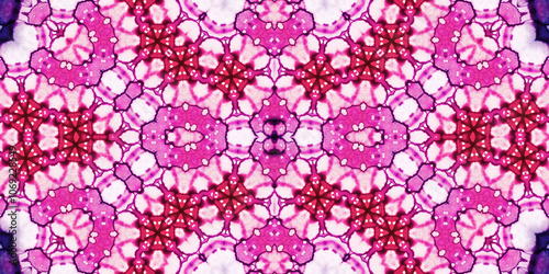 Wallpaper Mural Seamless abstract pattern. The texture of the pattern is symmetrical. Endless pattern Torontodigital.ca