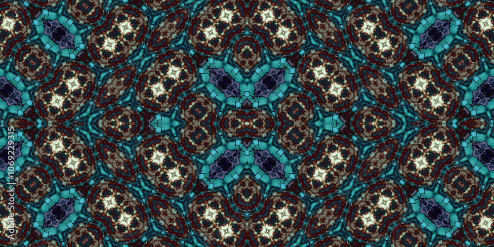 Seamless abstract pattern. The texture of the pattern is symmetrical. Endless pattern Seamless abstract pattern. The texture of the pattern is symmetrical. Endless pattern