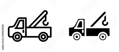 Tow truck icon