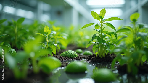 A laboratory containing a variety of different plant species is currently being established in this facility for further research purposes