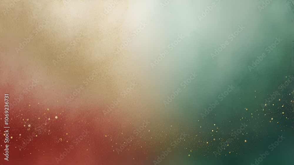 Abstract Festive Christmas Gradient with Subtle Sparkle: Red, Green, and Gold Holiday-Themed Graphic Background Texture Abstract Festive Christmas Gradient with Subtle Sparkle: Red, Green, and Gold Holiday-Themed Graphic Background Texture
