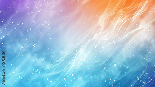 blue orange and purple gradient background with blur