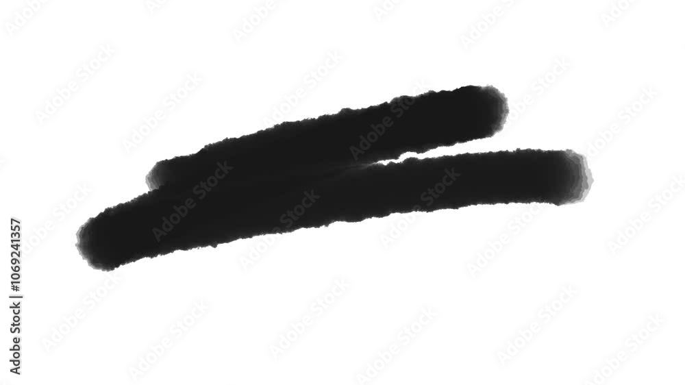 Ink smudge transitions on white background, ink, watercolor, marker, painting effect Ink smudge transitions on white background, ink, watercolor, marker, painting effect