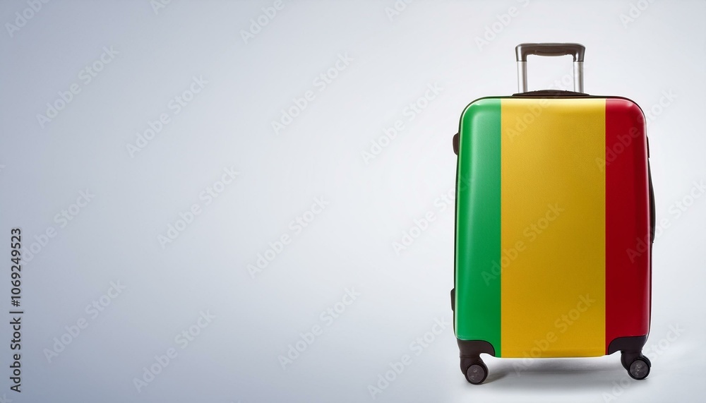 マリの国旗のスーツケース。(Mali flag on a stylish suitcase and copy space.)
マリの国旗のスーツケース。(Mali flag on a stylish suitcase and copy space.)