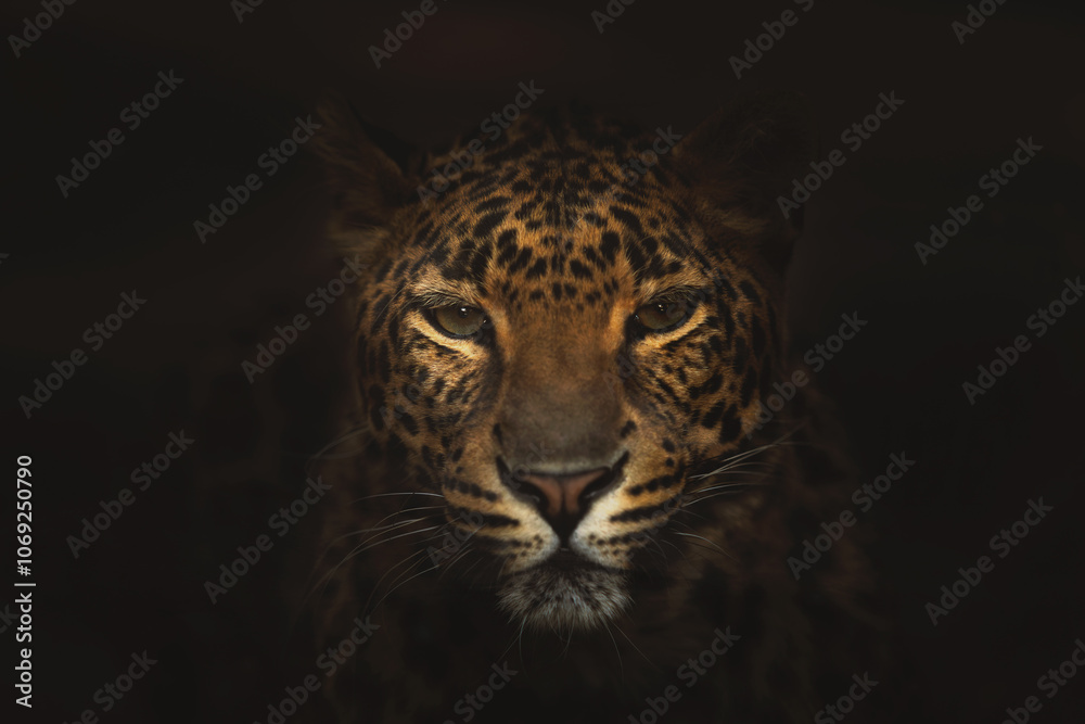 Fototapeta premium Portrait of a leopard
