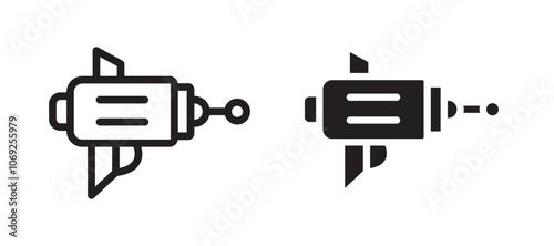 Blaster vector icon.