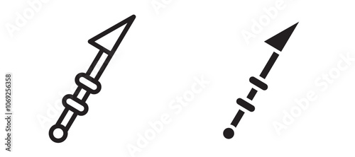 Harpoon vector icon.