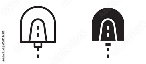 Electrical soap box vector icon.