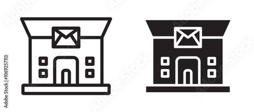 Post office vector icon.