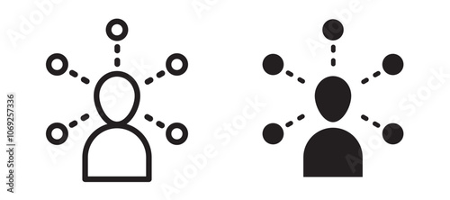 Skills set vector icon.