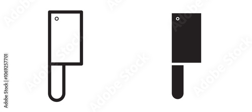Hatchet vector icon.