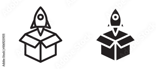 Product release vector icon.