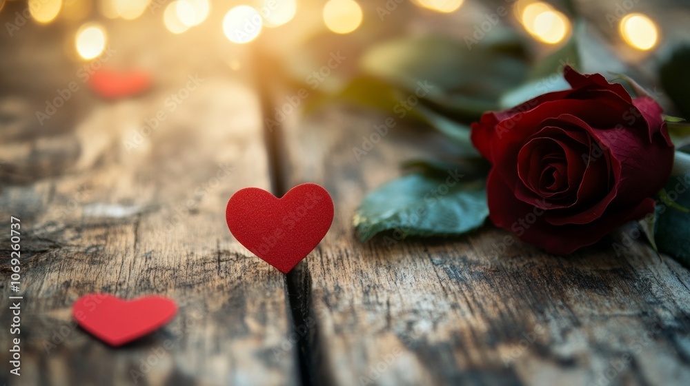 Fototapeta premium A nice valentine day card