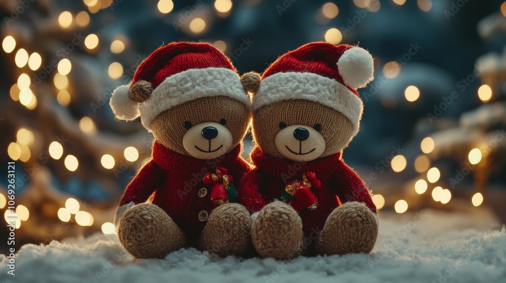 A cute Christmas greeting card A cute Christmas greeting card
