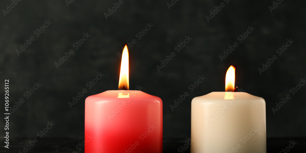 three burning candles three burning candles