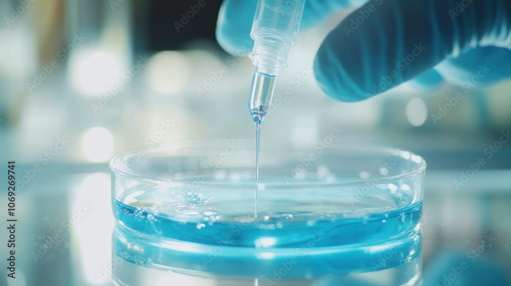 Laboratory Experiment: Dropping Liquid into a Petri Dish Laboratory Experiment: Dropping Liquid into a Petri Dish