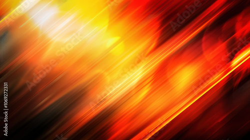 abstract blurred background with colorful stripes, orange black