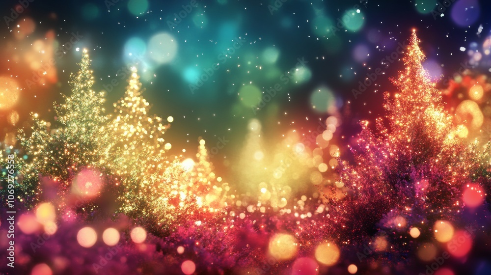 Vibrant Christmas decorations